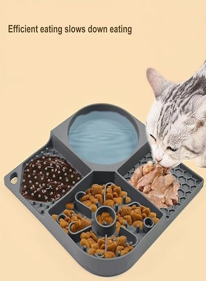 VishBin Pet Licking Mat Slow Feeder for Dogs and Cats, Anxiety Relief, Strong Suction Cups, Food Grade Silicone, Flexible and Easy-to-Clean Dog Lick Mat, Perfect for Dogs and Cats - Image 4
